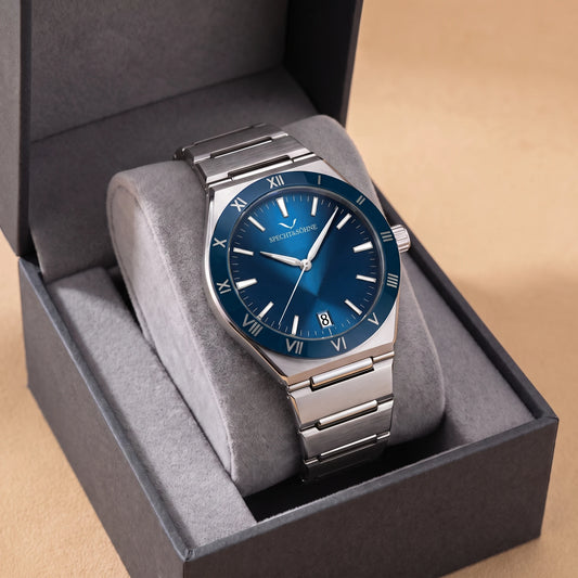 Corridan Bezel Watch Blue