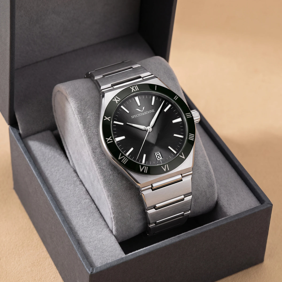 Corridan Bezel Watch Black