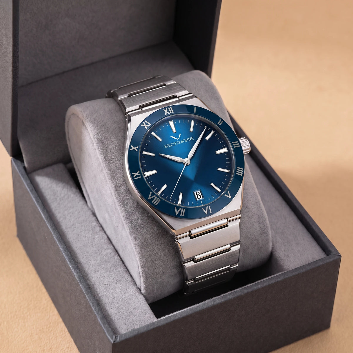 Corridan Bezel Watch Blue