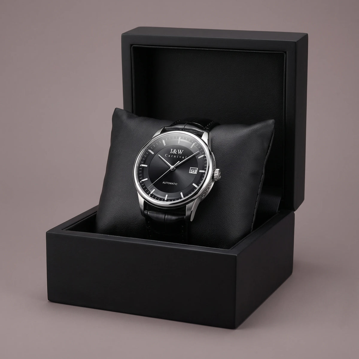Delmont Classic Watch Black
