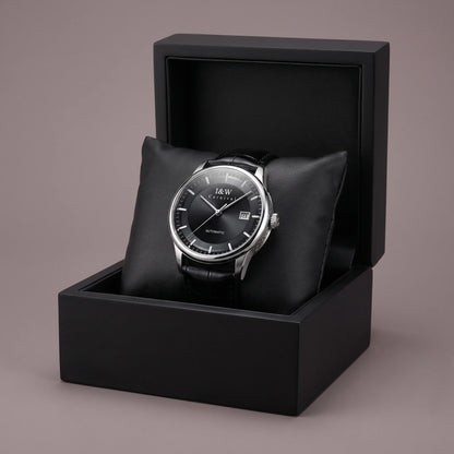 Delmont Classic Watch Black