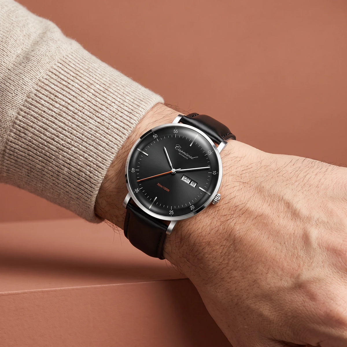 Harlow Day-Date Watch Black
