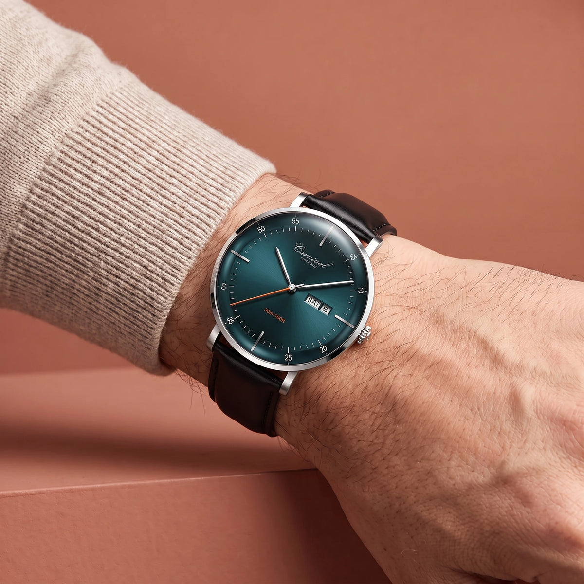 Harlow Day-Date Watch Green